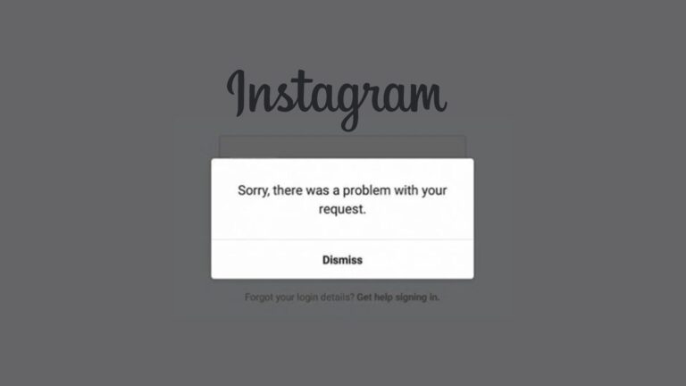 Instagram Not working