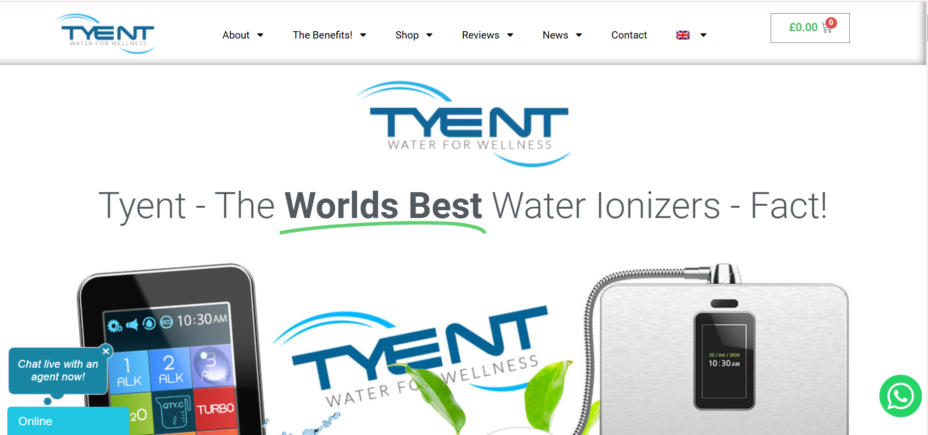 Tyent Water Ionizers