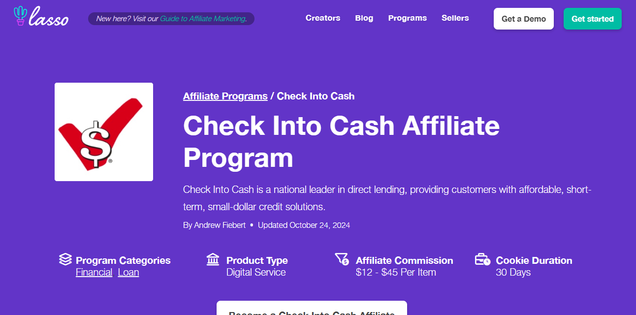 cash affiliate program