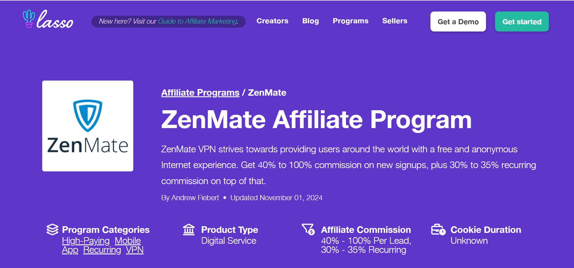 ZenMate Affiliate Program