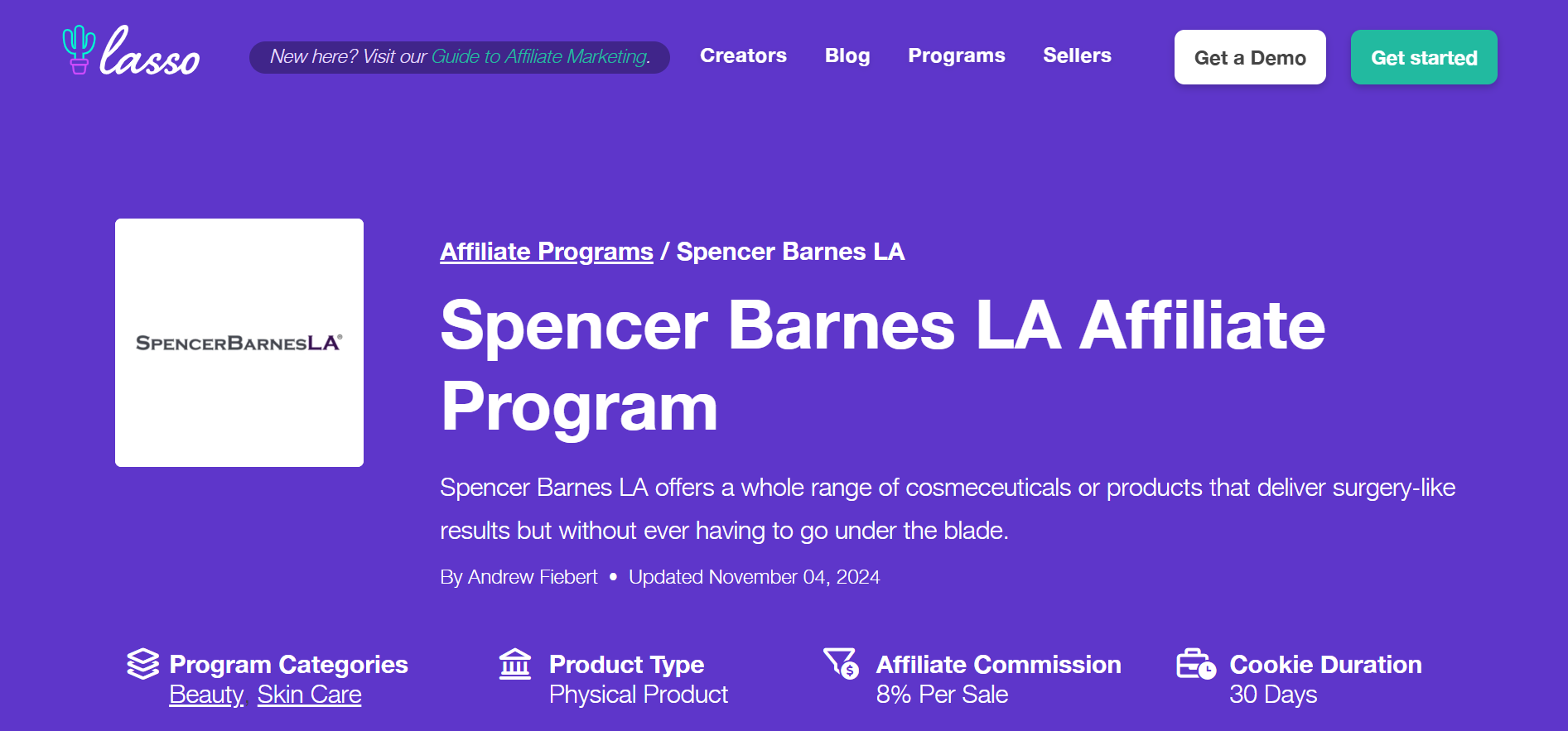 Spencer Barnes La Affiliate Program