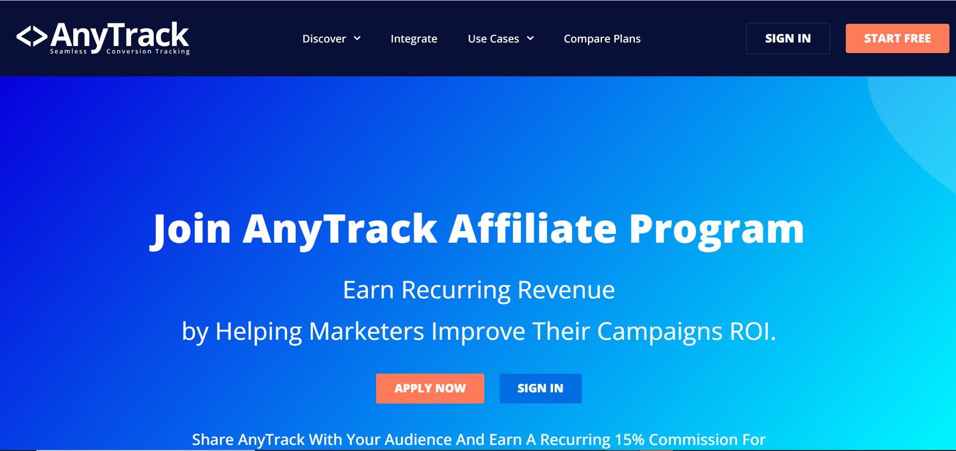 Anytrack Affiliate Program