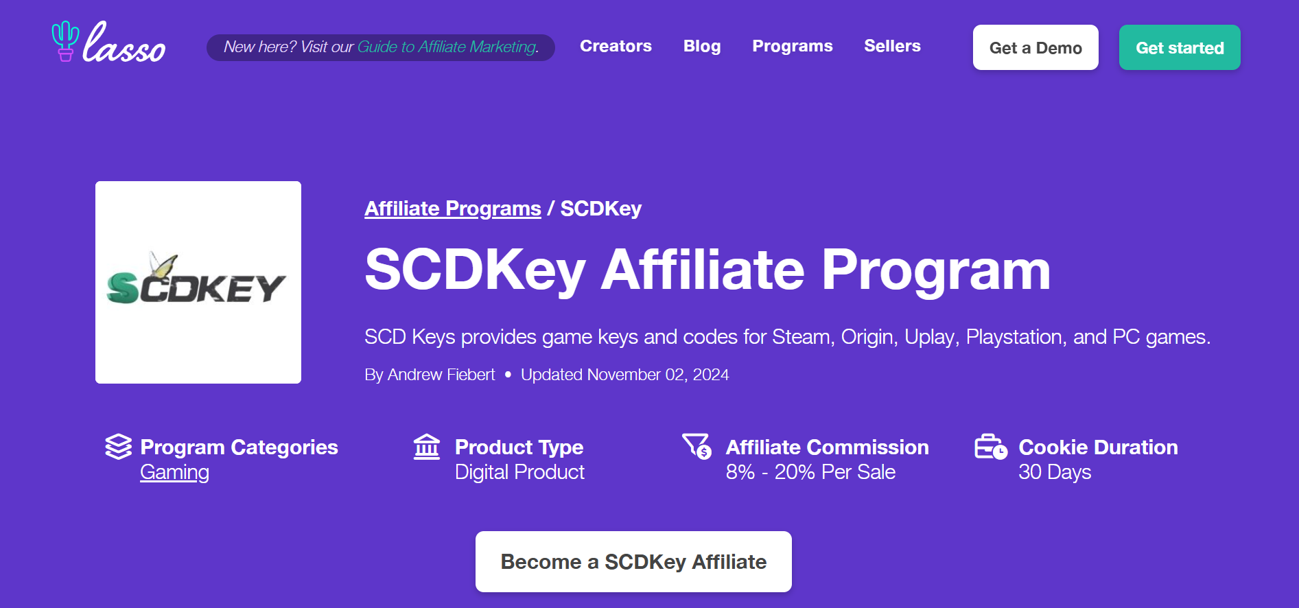 SCDKey Affiliate Program