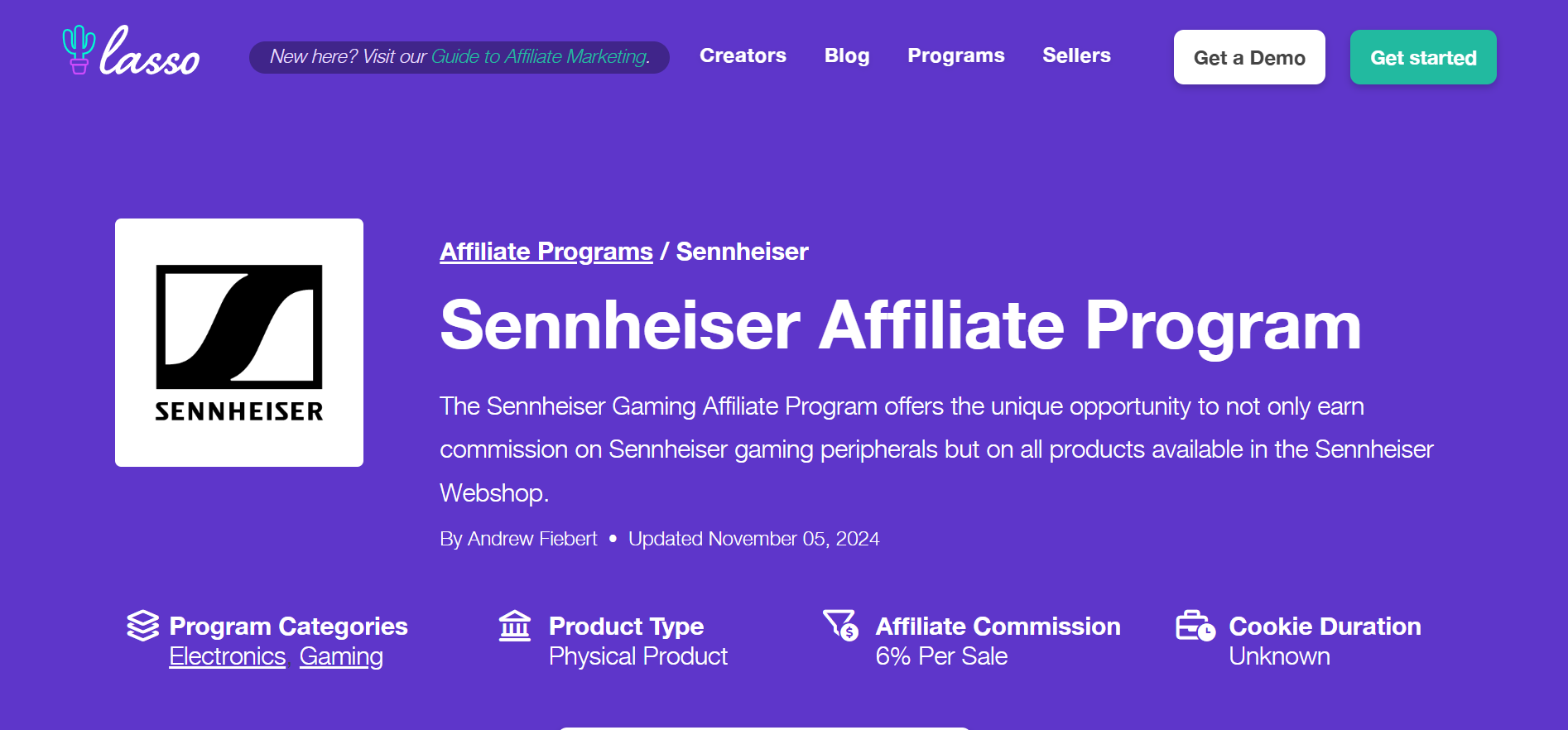 Sennheiser Affiliate Program