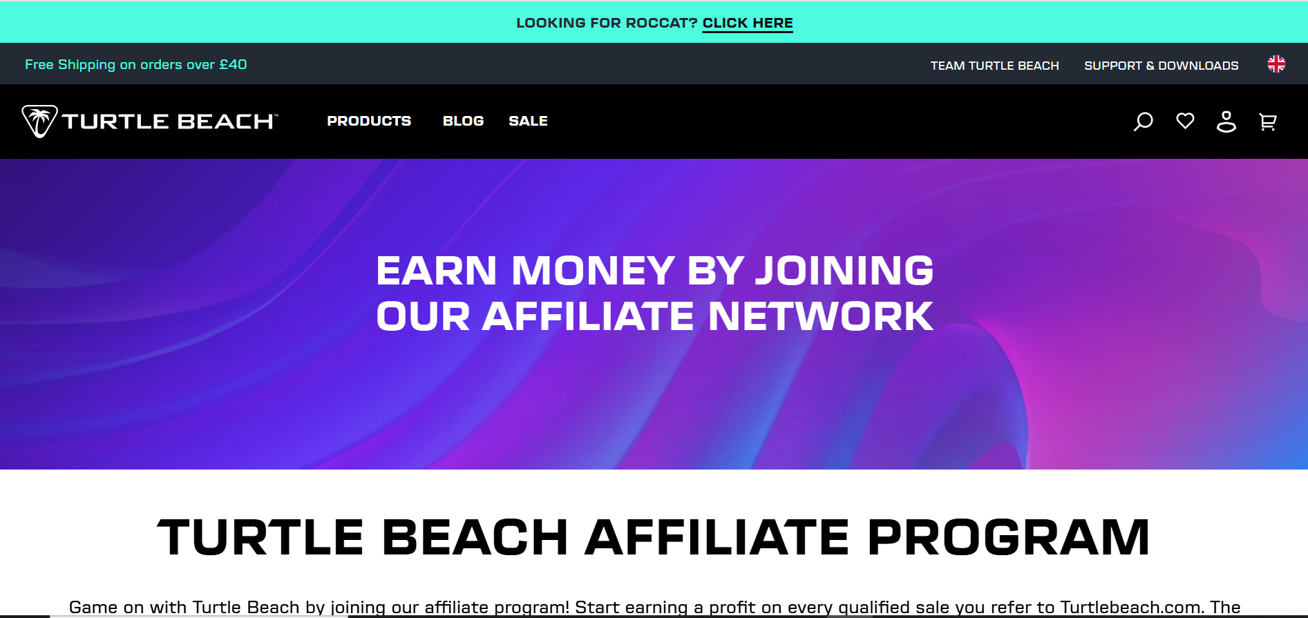 Turtle Beach Affiliate Program