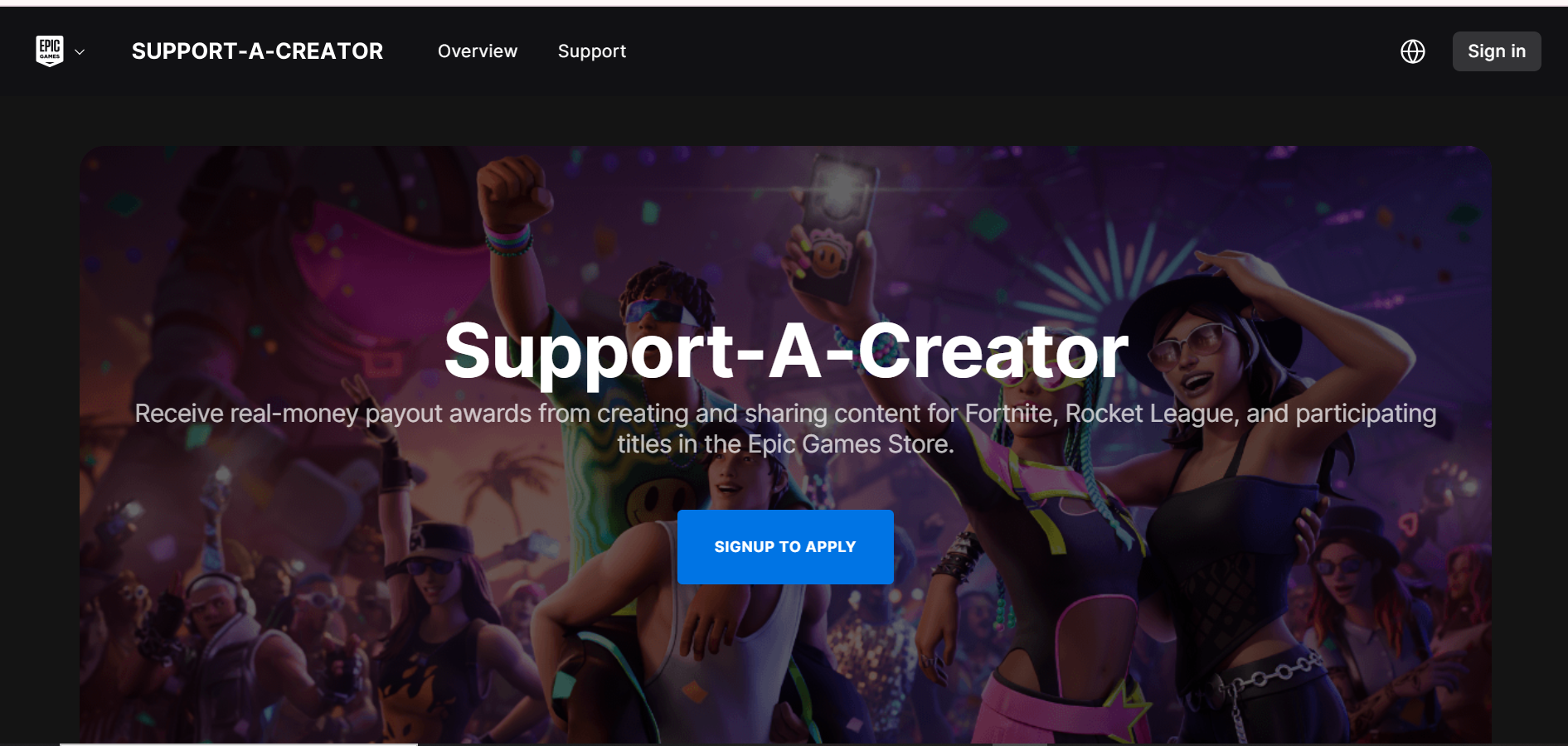 Epic Games Affiliate Program