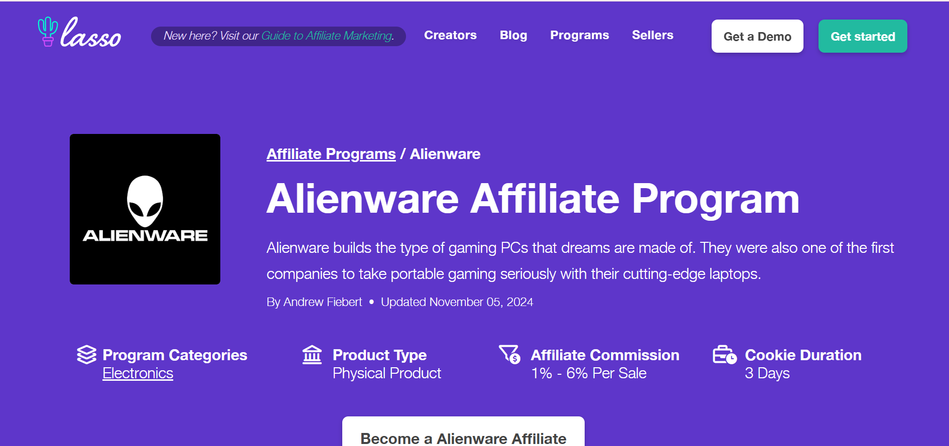 Alienware Affiliate Program