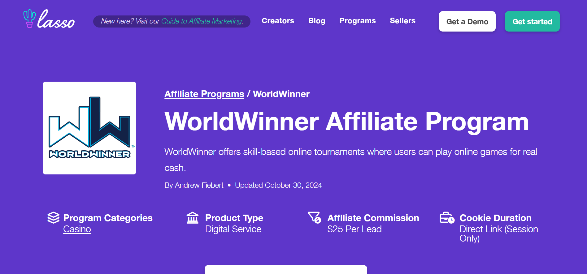 Worldwinner Affiliate Program