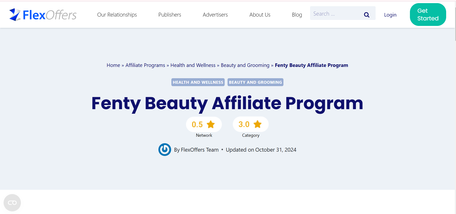 Fenty Beauty Affiliate Program