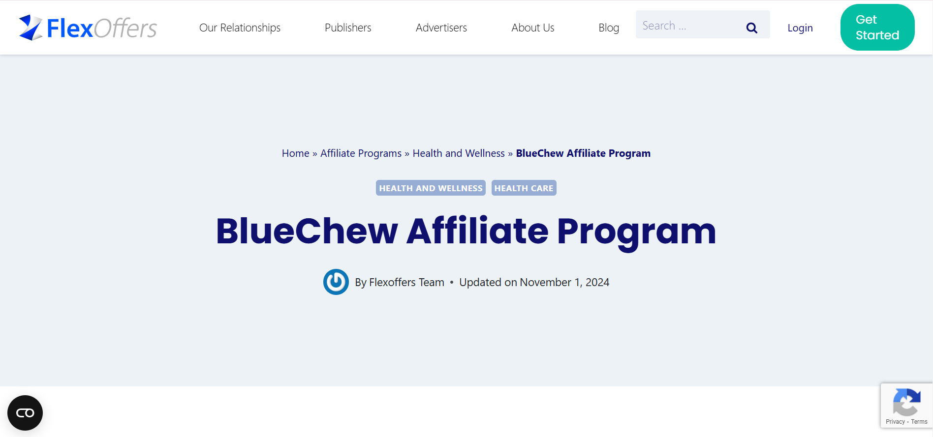 BlueChew Affiliate Program