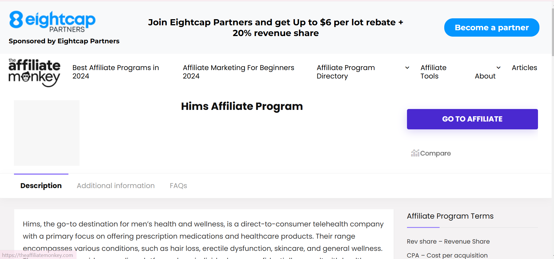 HIMs Affiliate Program