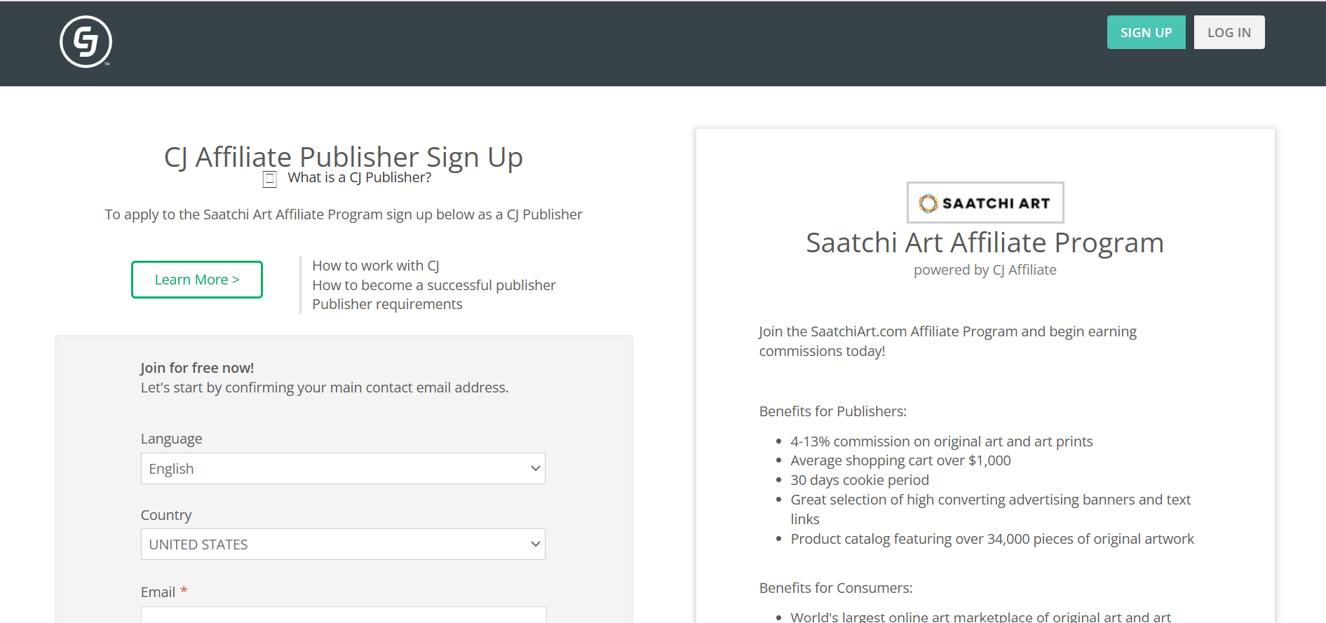 Saatchi Art Affiliate Program