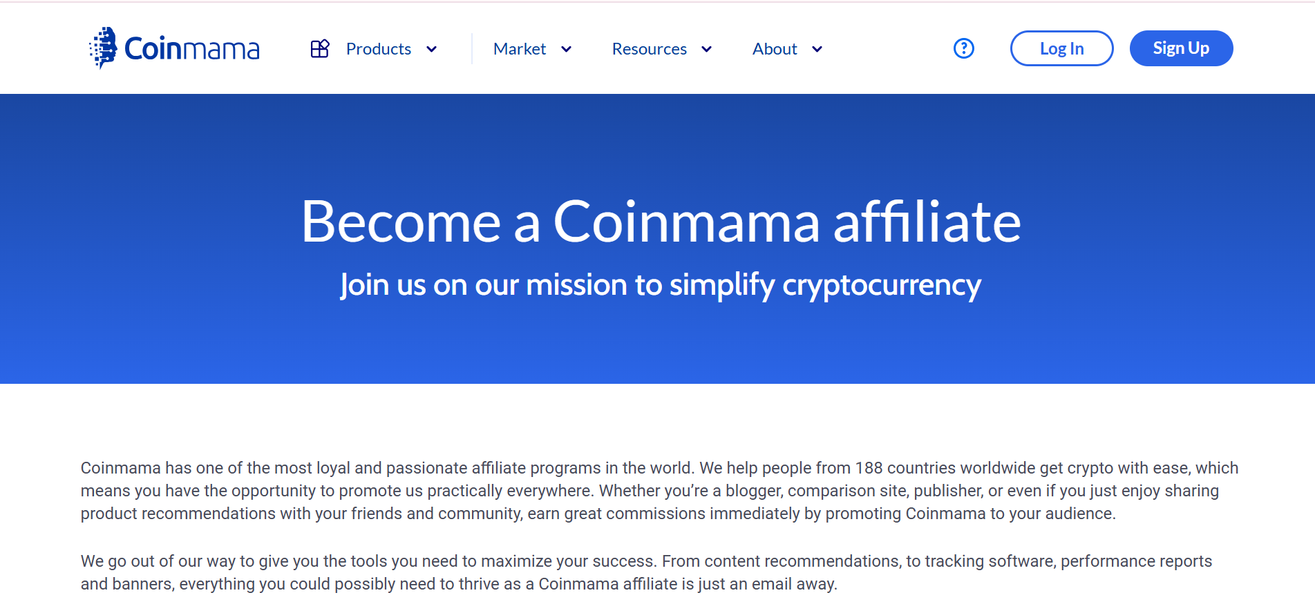 Coinmama Affiliate Program