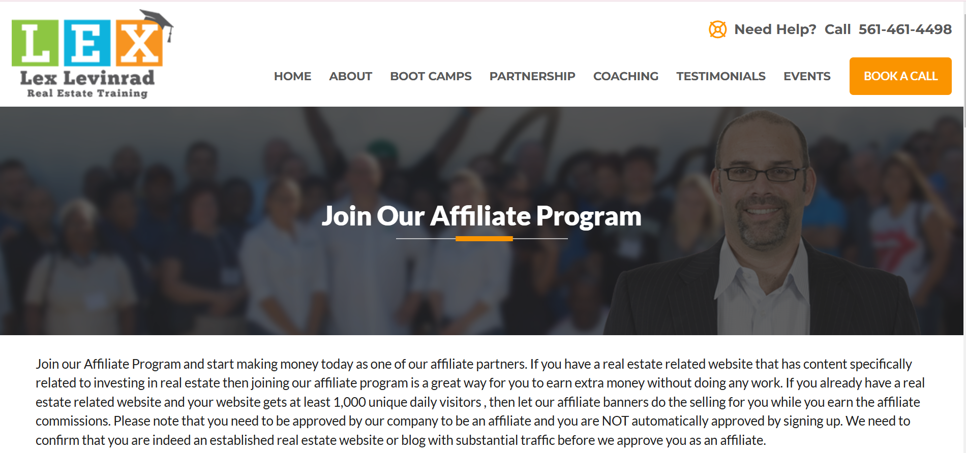 Lex Levinrad Affiliate Program