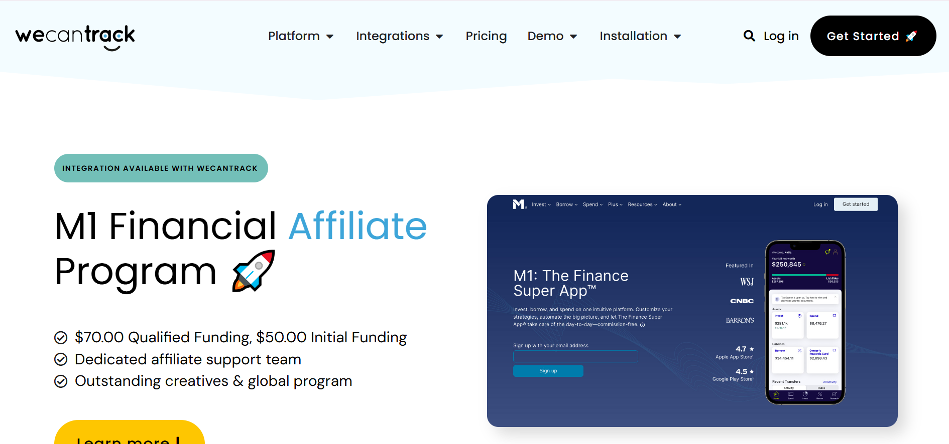 M1 Finance Affiliate Program