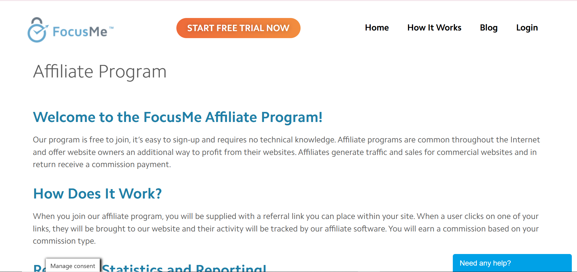 Focus Affiliate Program