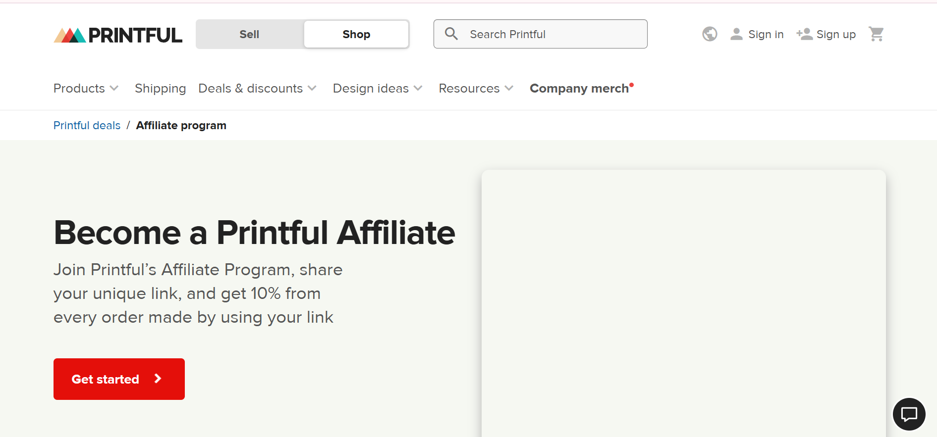 Printful Affiliate Program