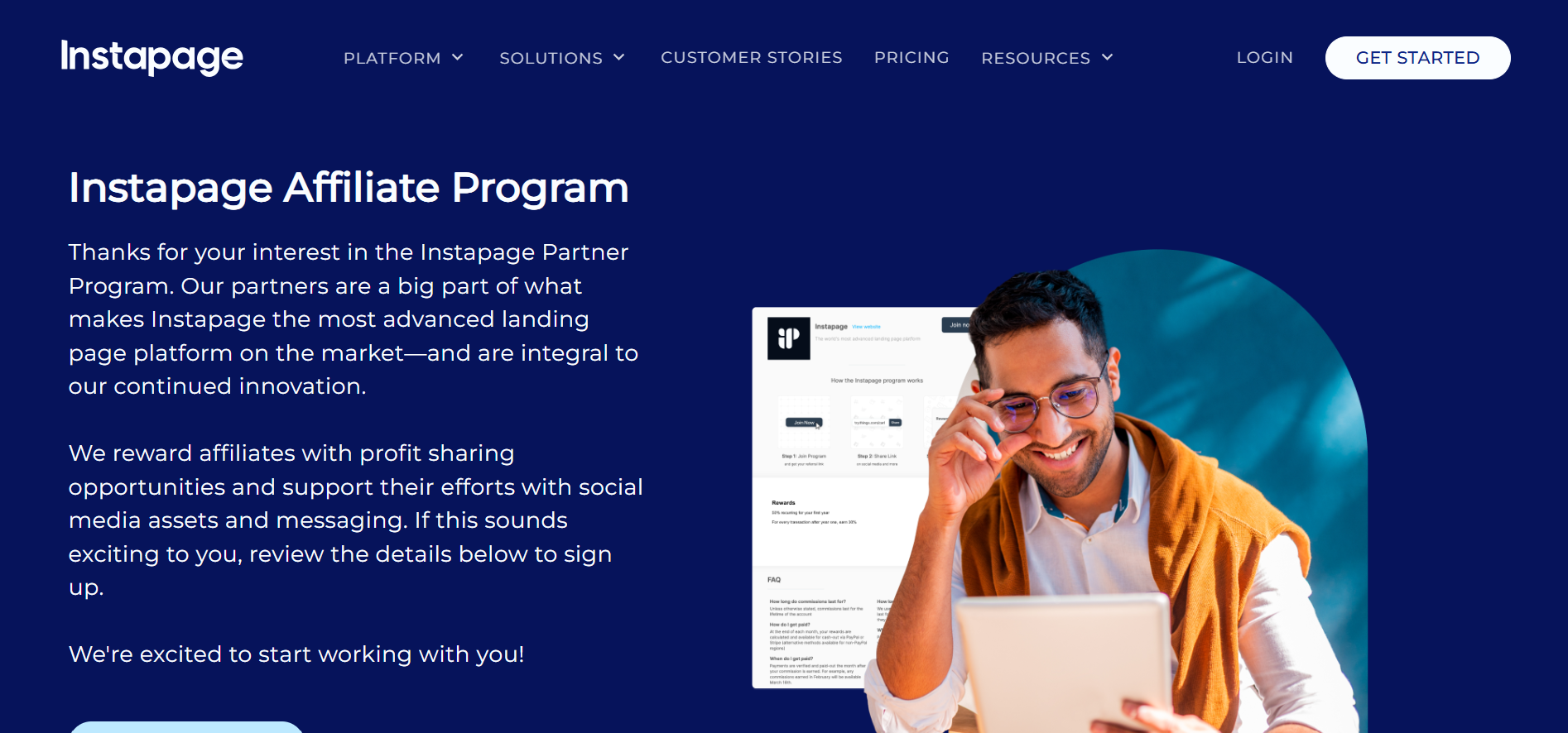 Instapage Affiliate Program