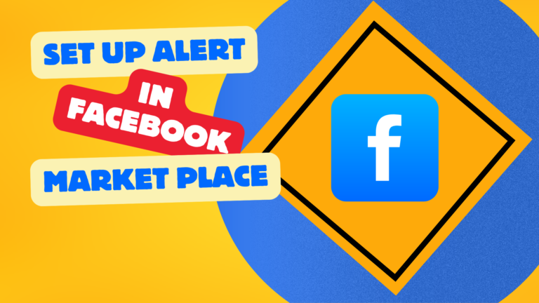 Set Up Alerts In Facebook Marketplace
