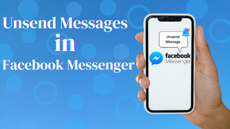Unsend Messages in Facebook Messenger