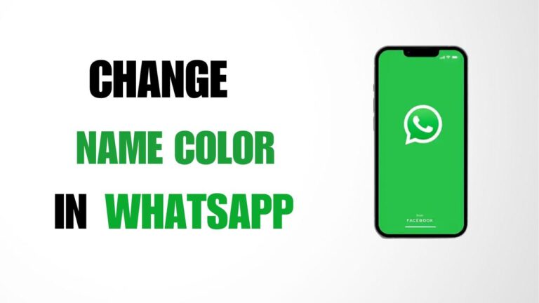 Change Name Color In WhatsApp