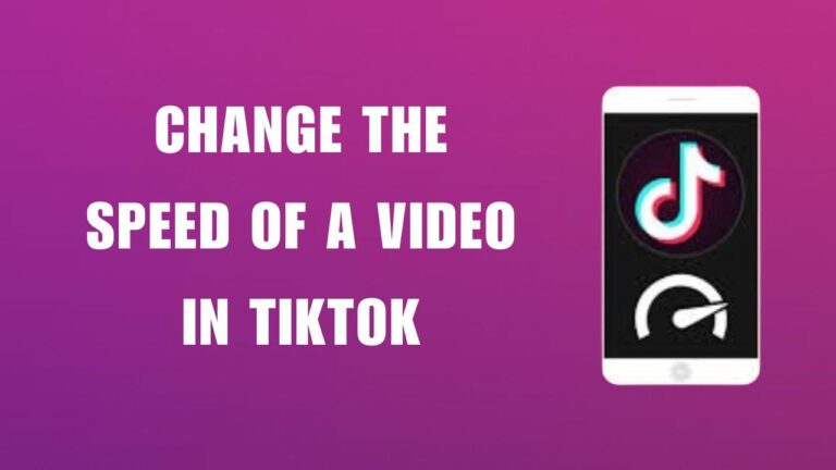 Change The Speed Of A Video In TikTok