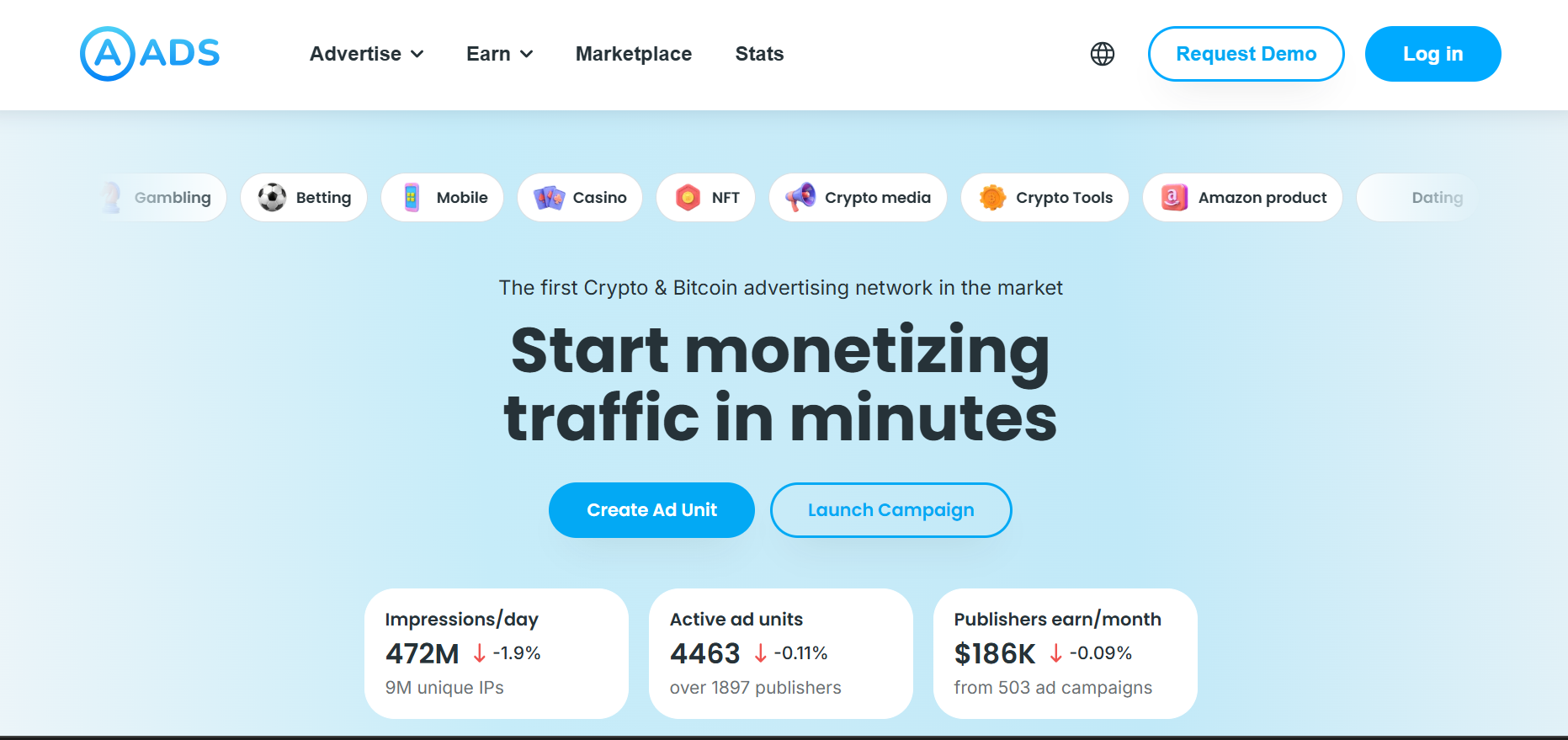 Graphic concept of A-ADS Bitcoin ad network emphasizing privacy-focused monetization and anonymous payouts for publishers.