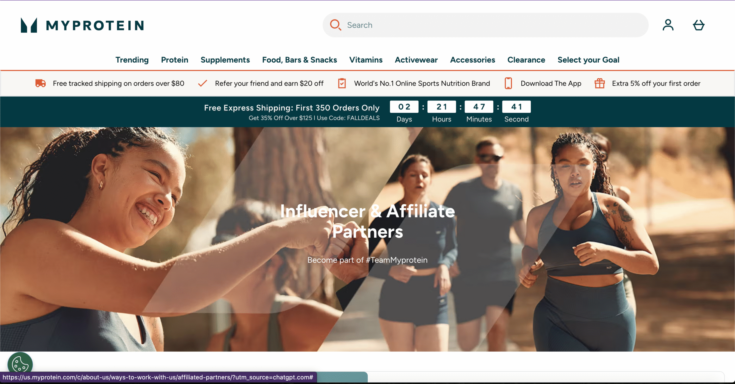 MyProtein Affiliate Program