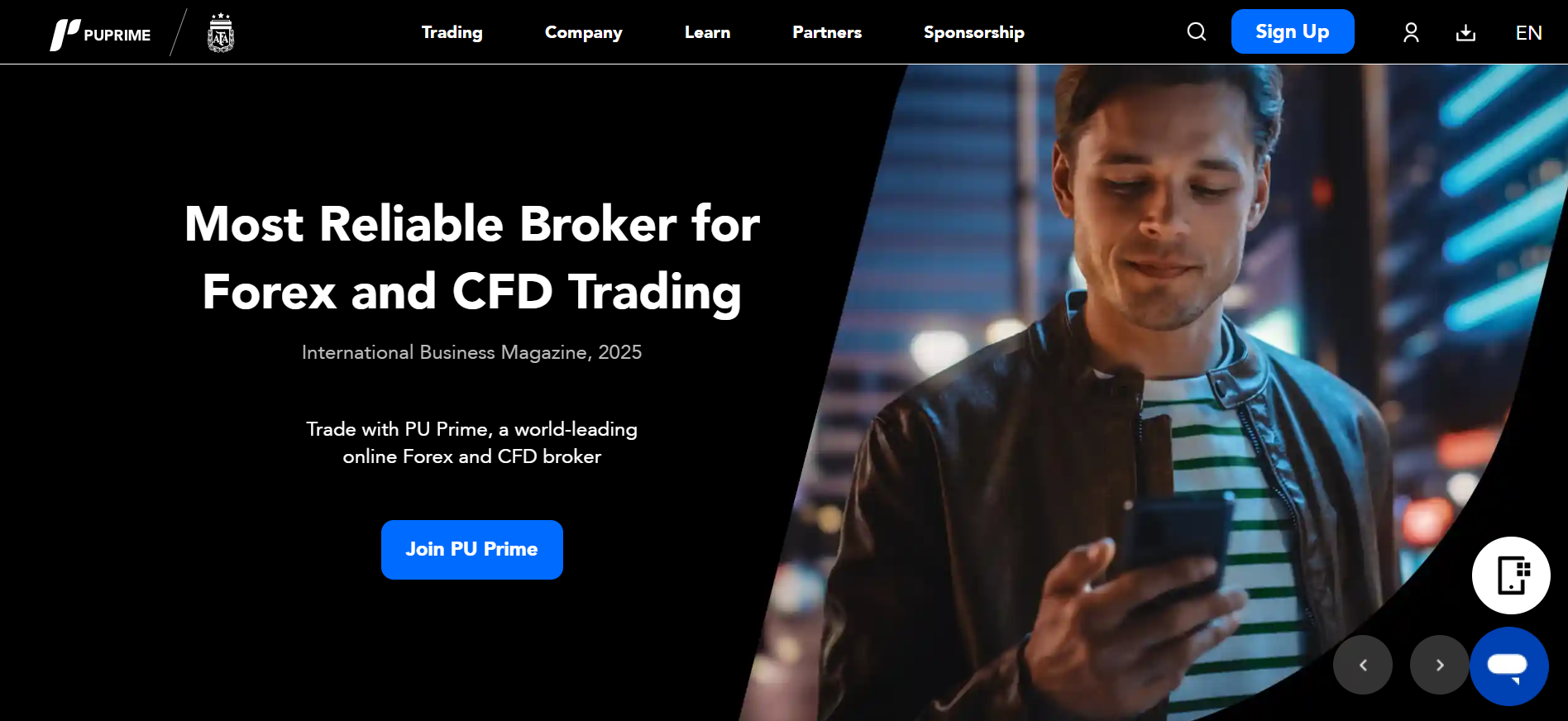 PU prime: Regulated trading broker