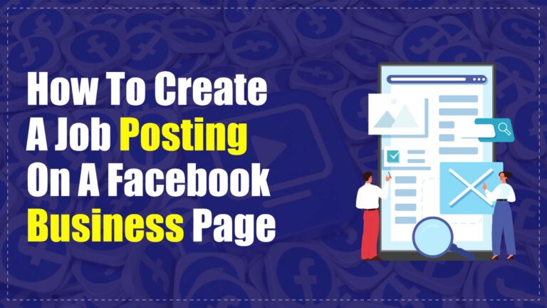 How to Create a Job Posting on a Facebook Business Page