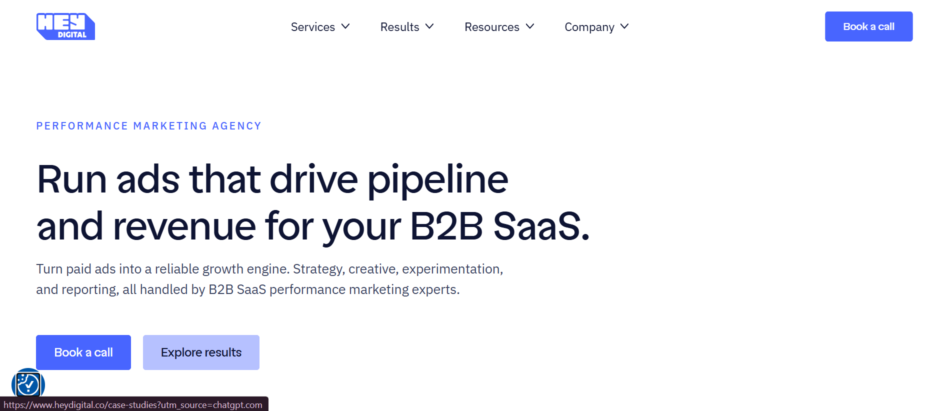 SaaS marketing agency