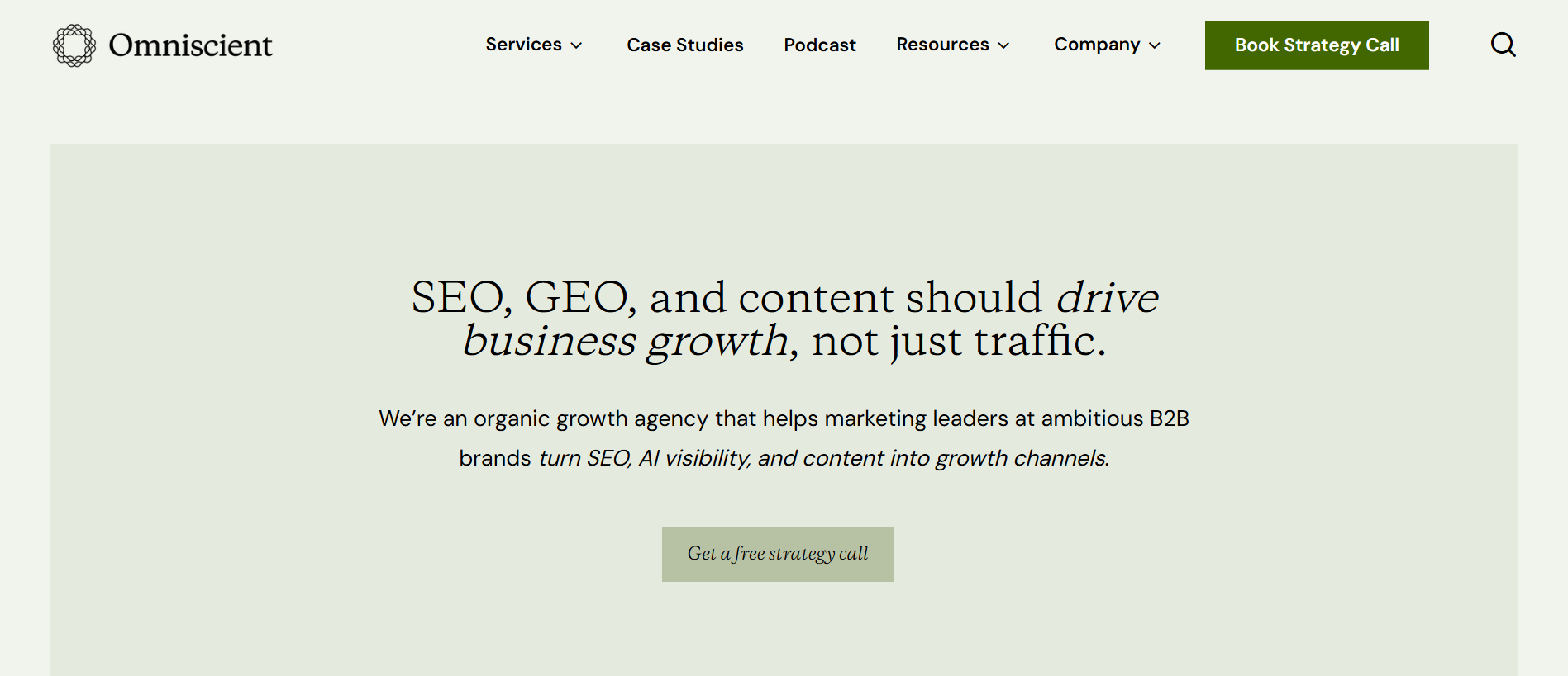 B2B content agency