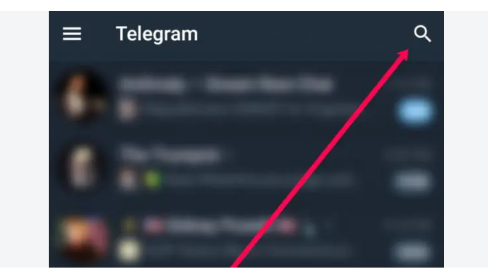 Using the Telegram Search Bar