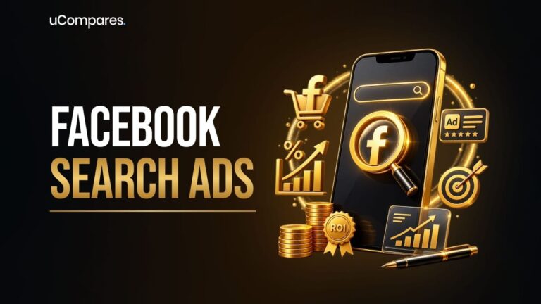 Facebook Search Ads with mobile advertising, ROI, targeting, and performance analytics visuals